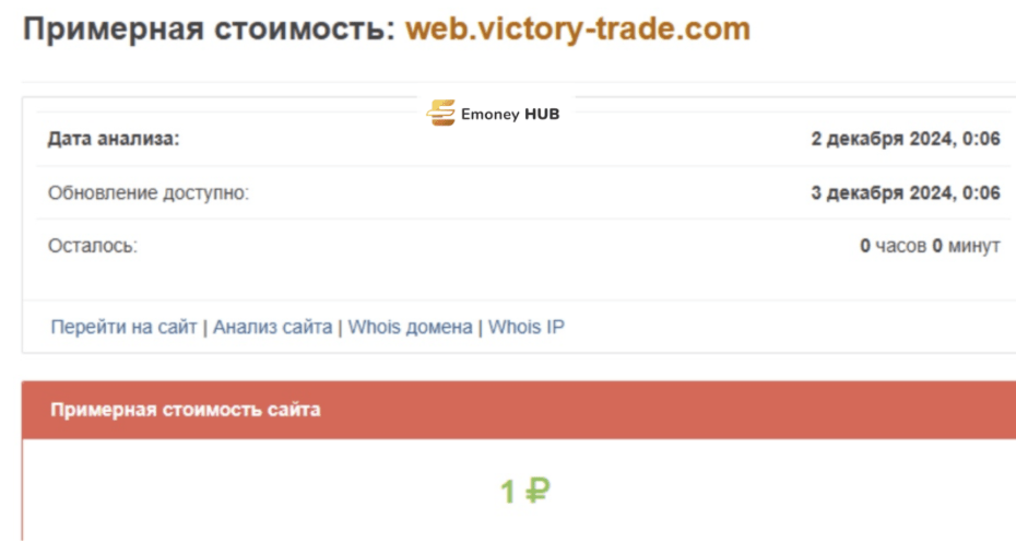 web.victory-trade.com отзывы