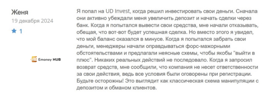 United Digital Invest отзывы