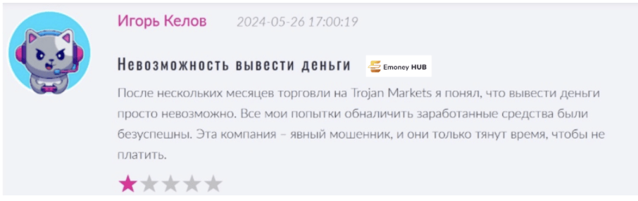 Trojan Markets отзывы