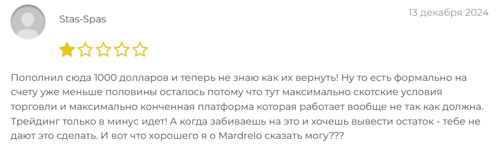 отзывы о Mardrelo