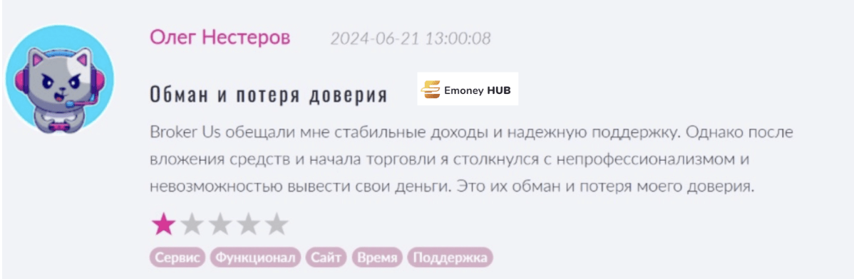 Broker.us отзывы