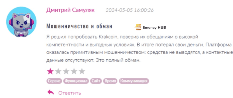 krakcoin.co отзывы