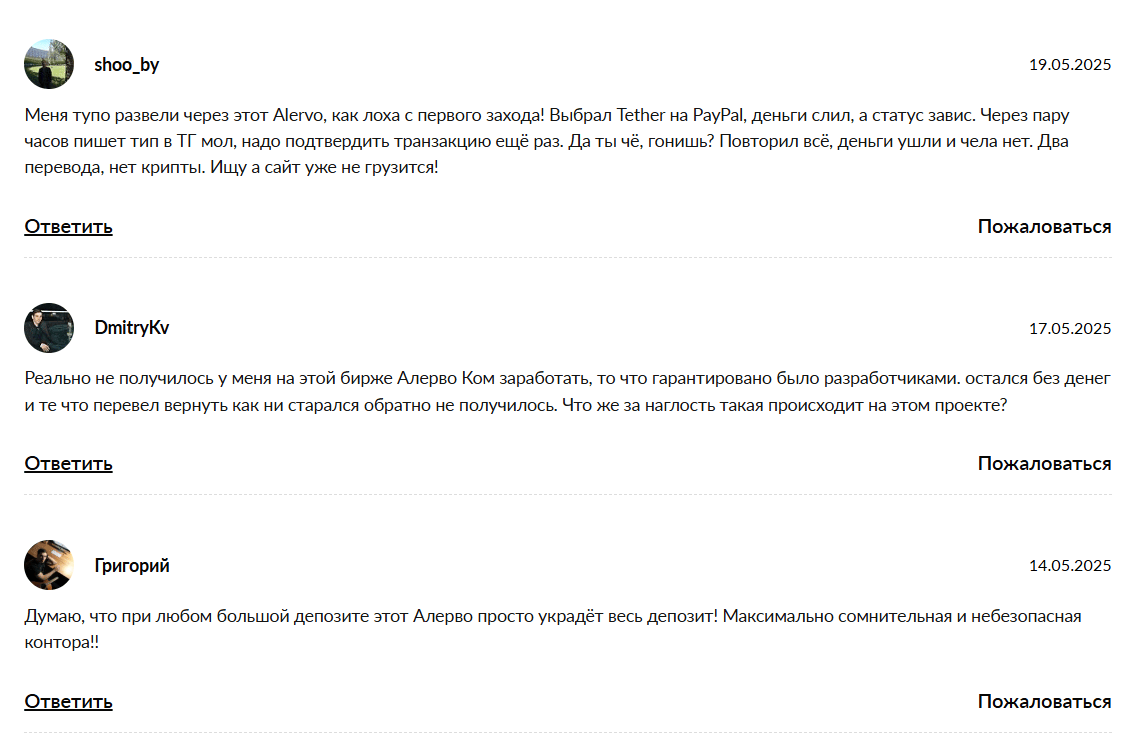 Alervo отзывы