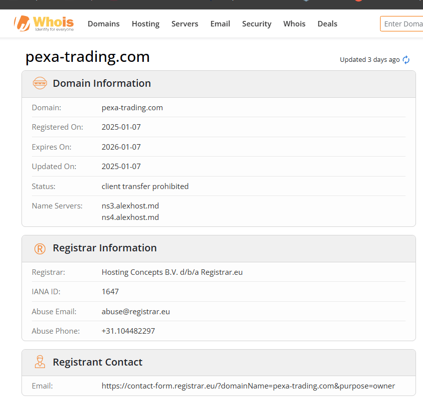 Pexa Trading обзор