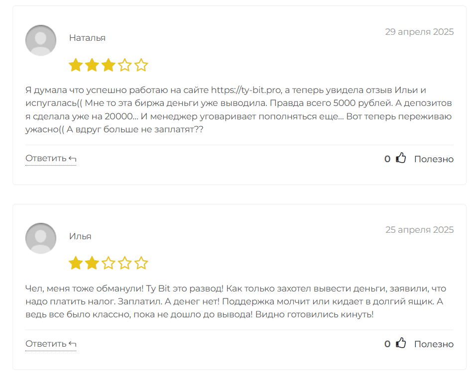 Ty Bit Pro отзывы